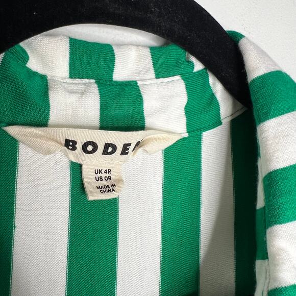 Boden Green Stripe Libby Jersey Shirt Dress Size 0 - Picture 7 of 9